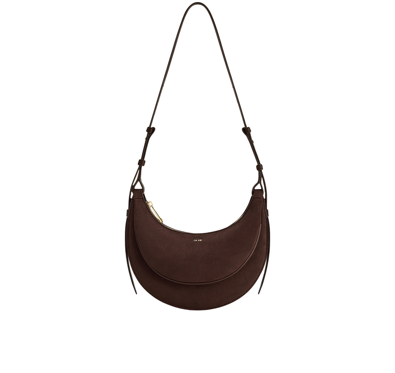 JW PEI Women's Sharon Faux Suede Crossbody Bag Coffee Brown