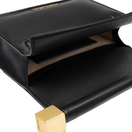 Jacquemus Women's The Small Rond Carré Clutch Black
