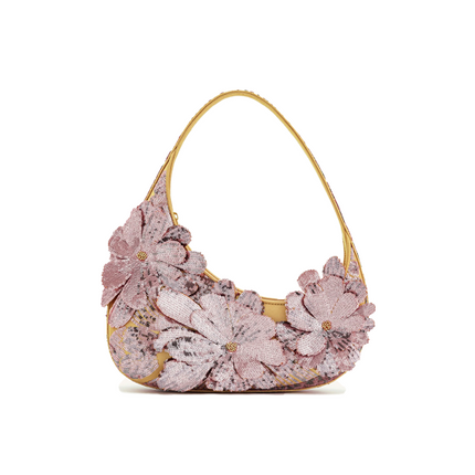 JW PEI Women's Harlee Sequin Shoulder Bag Pink