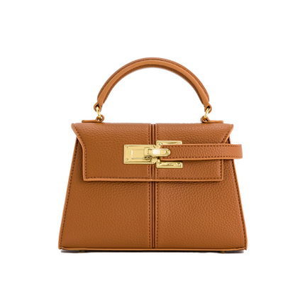 JW PEI Women's Elise Top Handle Bag Brown/Gold