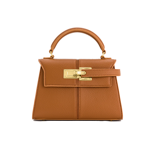 JW PEI Women's Elise Top Handle Bag Brown/Gold