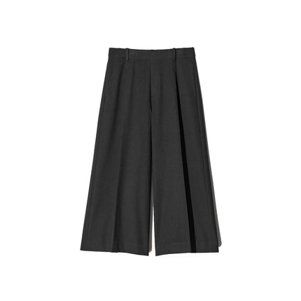 Uniqlo Unisex Pleated Culotte 38 Dark Brown