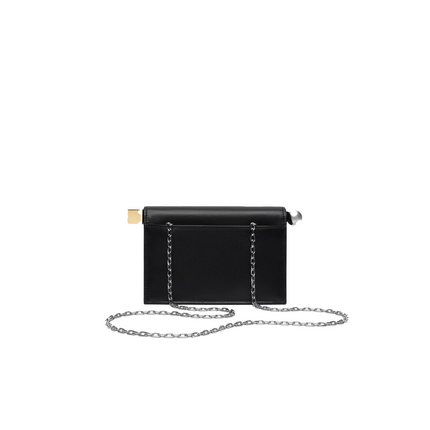 Jacquemus Women's The Small Rond Carré Clutch Black