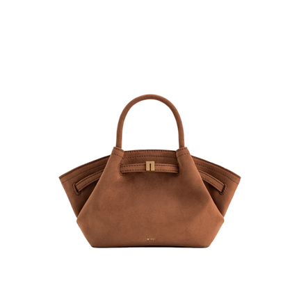 JW PEI Women's Hana Mini Faux Suede Tote Bag Brown/Gold