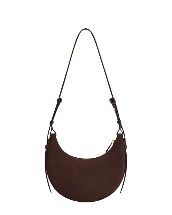 JW PEI Women's Sharon Faux Suede Crossbody Bag Coffee Brown