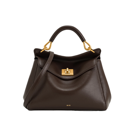 JW PEI Women's Lucia Classic Top Handbag Dark Brown