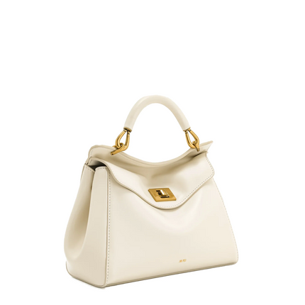 JW PEI Women's Lucia Classic Top Handbag White/Gold