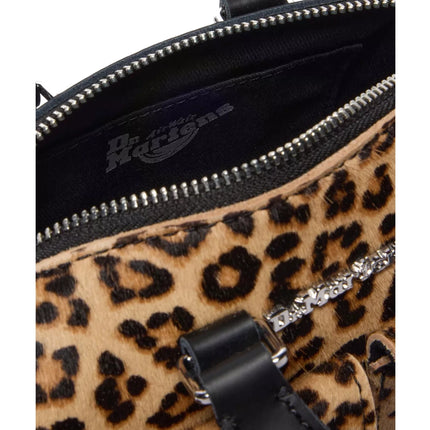 Dr. Martens Mini Top Handle Leopard Print Bag Black/Tan