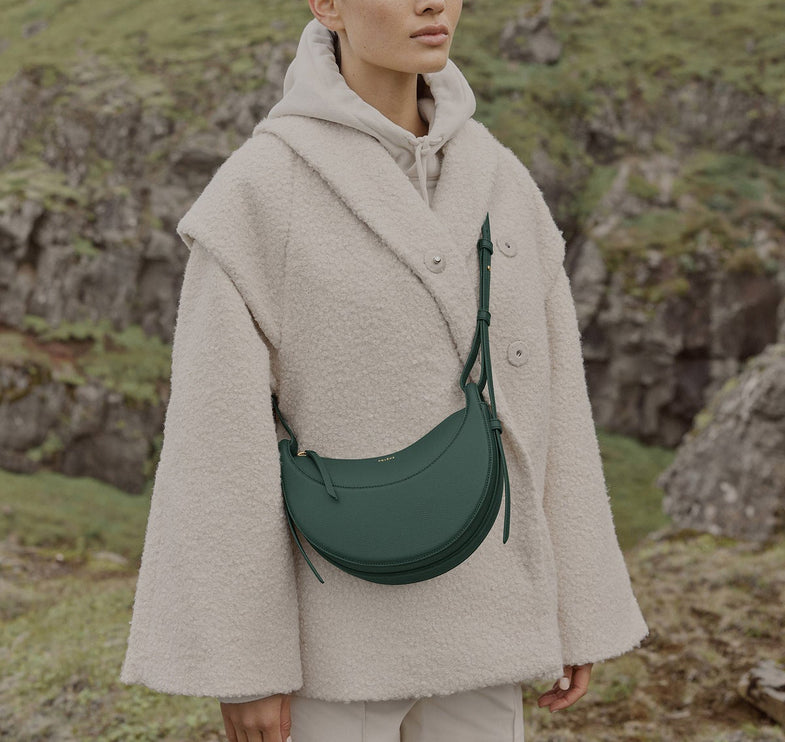 Polène Women's Numéro Dix Edition Textured Green