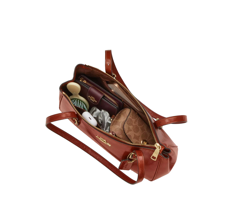 Coach Women's Asher Shoulder Bag Gold/Cinnamon