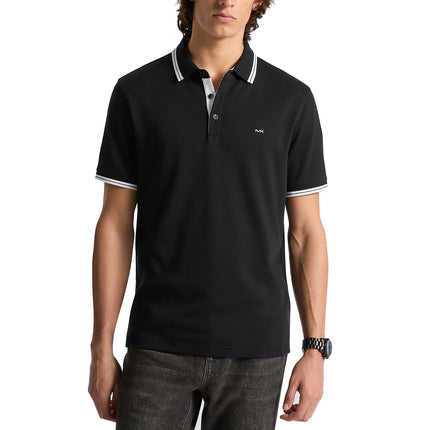 Michael Kors Men's Greenwich Cotton Polo Shirt Black