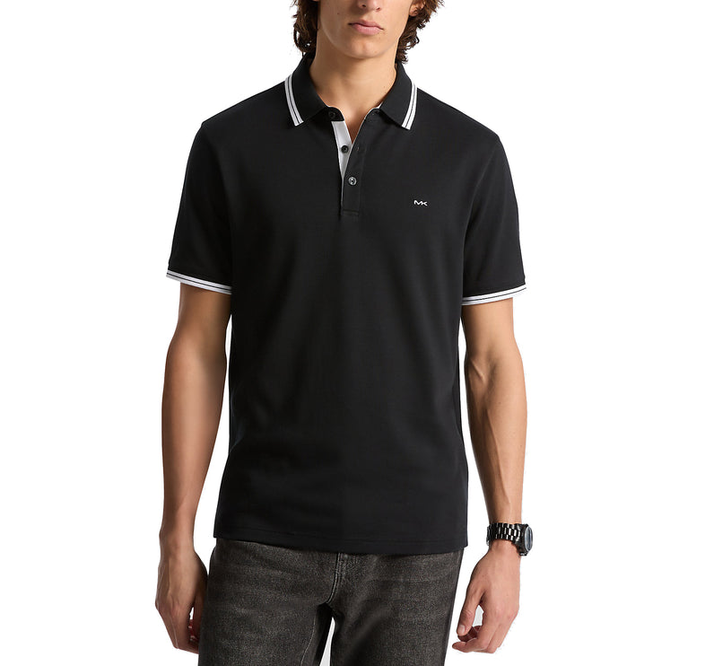 Michael Kors Men's Greenwich Cotton Polo Shirt Black