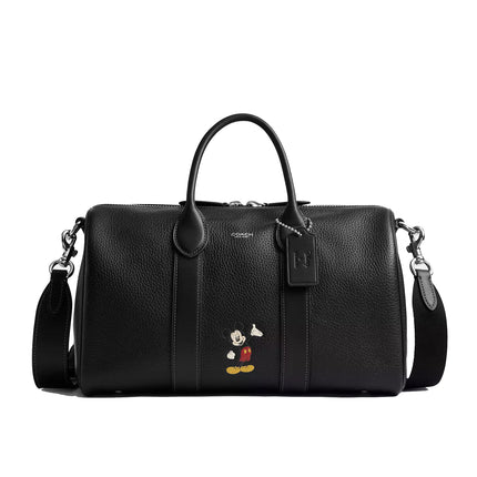 Coach Unisex Disney X Coach Compass Bag 35 With Mickey Mouse Black