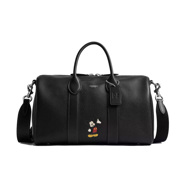 Coach Unisex Disney X Coach Compass Bag 35 With Mickey Mouse Black