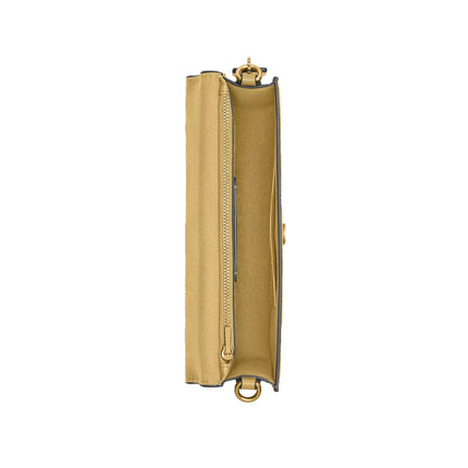 Coach Women's Elora Top Handle Crossbody Bag Brass/Vanilla