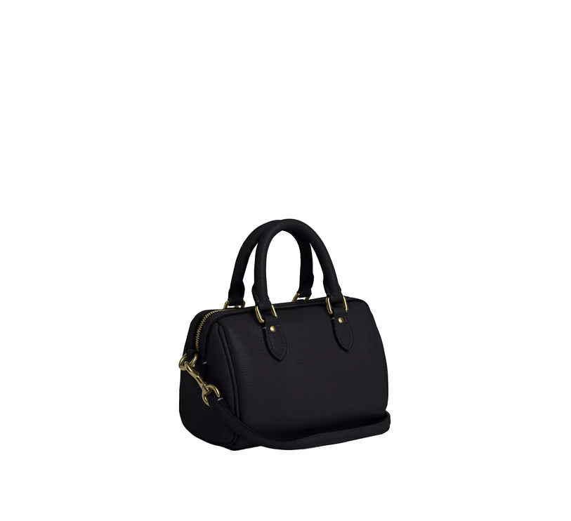 Coach Women's Mini Rowan Crossbody Bag Gold/Black