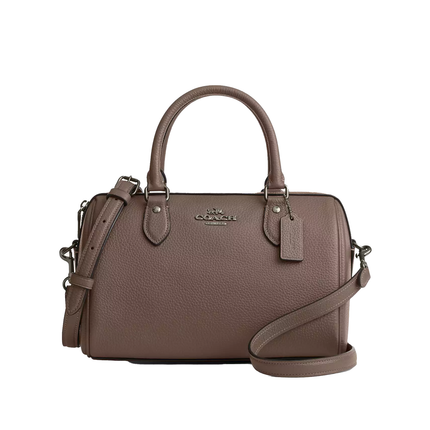 Coach Women's Rowan Satchel Bag Gunmetal/Dark Stone