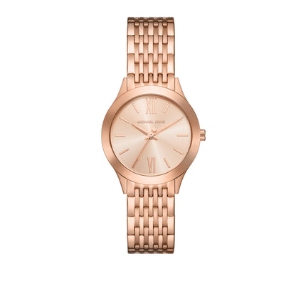 Michael Kors Women's Mini Aspyn Rose Gold-Tone Watch Rose Gold MKO1216