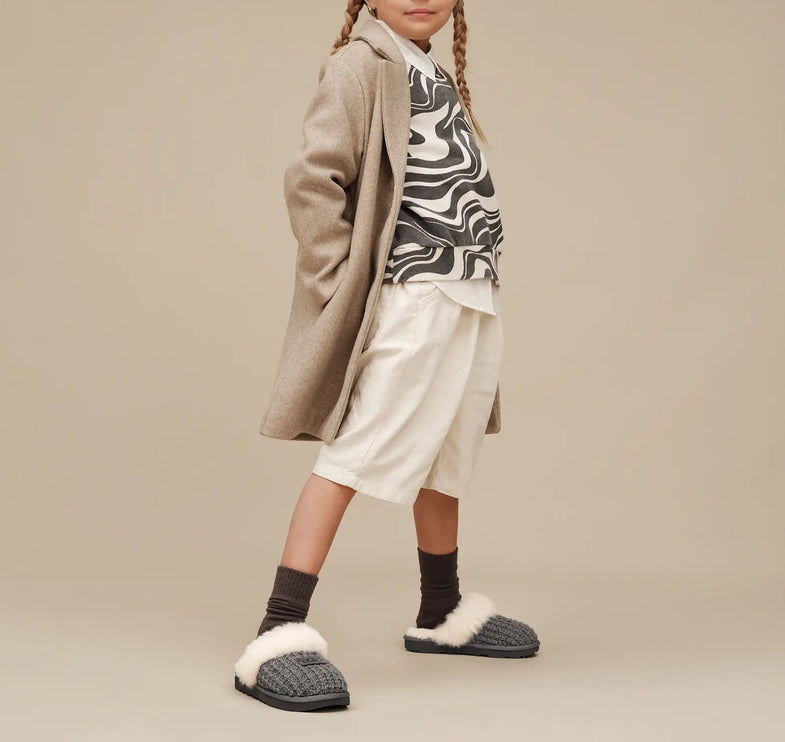 UGG Toddlers / Big Kids' Cozy II Knit Charcoal
