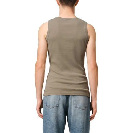 AMI Alexandre Mattiussi Unisex Rib Ami De Coeur Tanktop Laurel