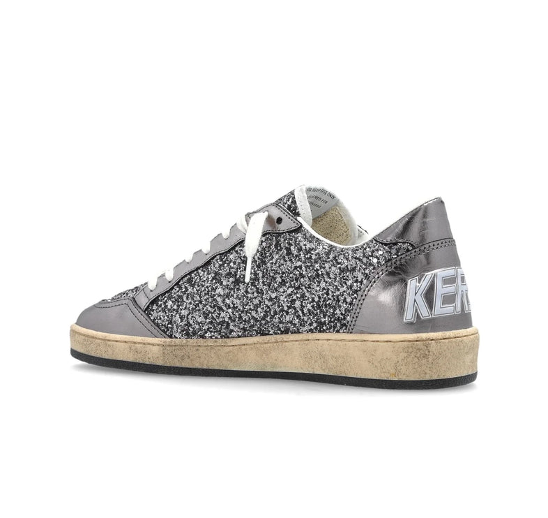 Golden Goose Women's Ball Star Sneakers Silver Shine