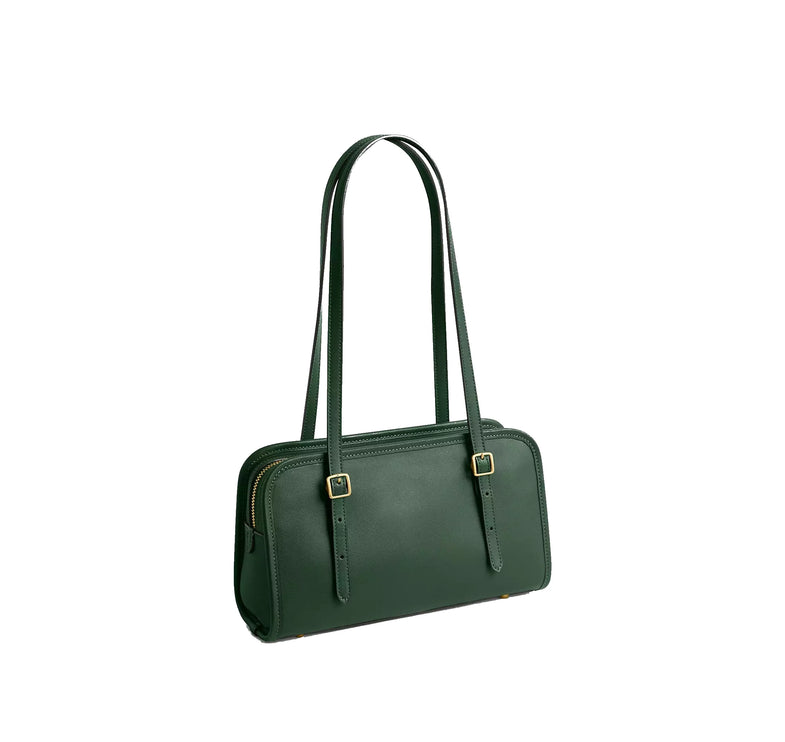 Coach Women's Swing Zip Bag Brass/Hunter Green