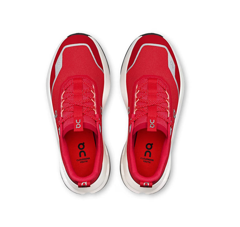 ON Big Kid's Cloudnova Red/Terra