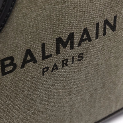 Balmain Women's Tote Bag with Logo Green