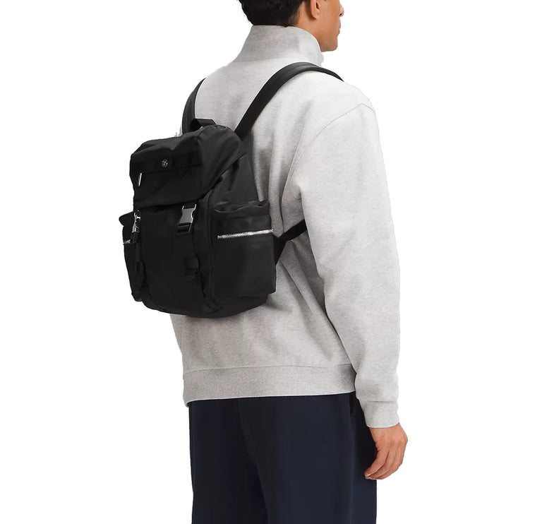 lululemon Unisex Wunderlust Backpack Mini 14L Black/Silver