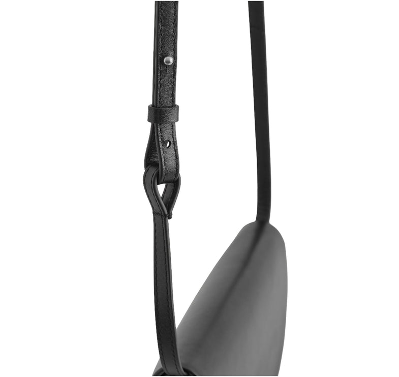 COS Women's Curved Crossbody Bag Black