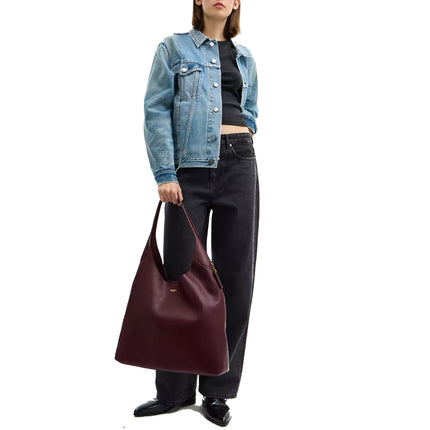 Coach Women's Brooklyn Shoulder Bag 39 Brass/Merlot