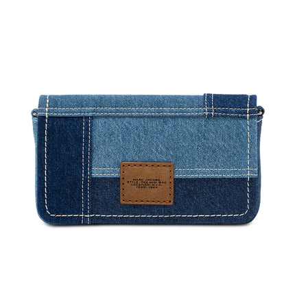 Marc Jacobs Women's The Patchwork Denim Mini Bag Dark Wash