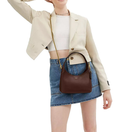 Coach Women's Brooklyn Shoulder Bag 23 Brass/Maple