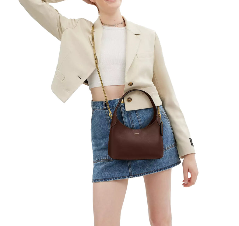 Coach Women's Brooklyn Shoulder Bag 23 Brass/Maple