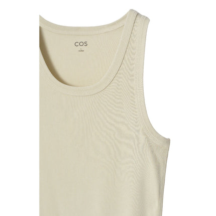 COS Women's Ribbed Tank Top Pistachio