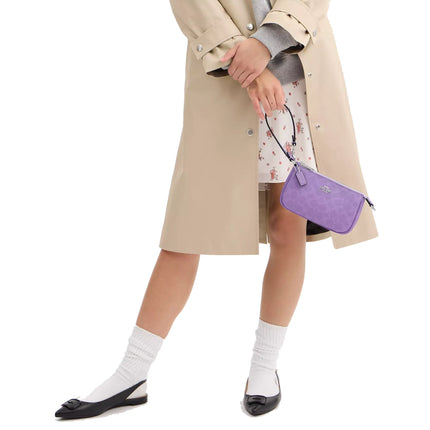 Coach Women's Nolita 19 In Signature Canvas Silver/Iris