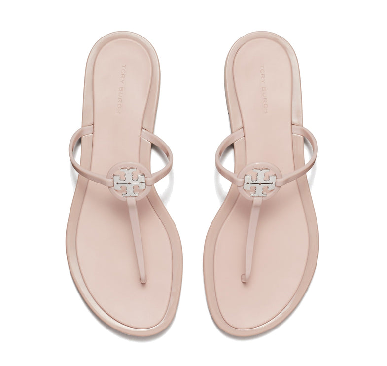 Tory Burch Women's Mini Miller Jelly Sandal Meadowsweet/Silver