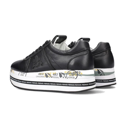 Premiata Women's Beth Sneakers Black 3873 - Hemen Kargoda