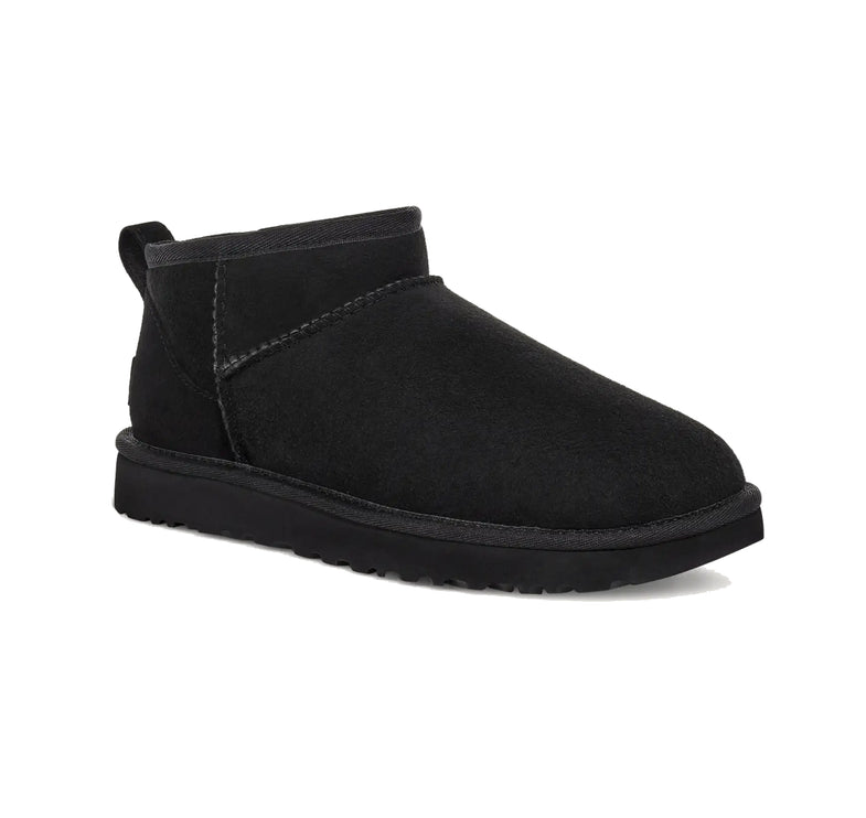 UGG Classic Ultra Mini kadın botu, siyah süet
