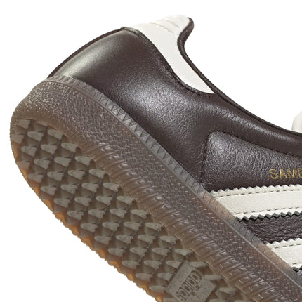 Adidas Women's Samba OG Shoes Aurora Coffee/Off White/Gold Metallic IH3982