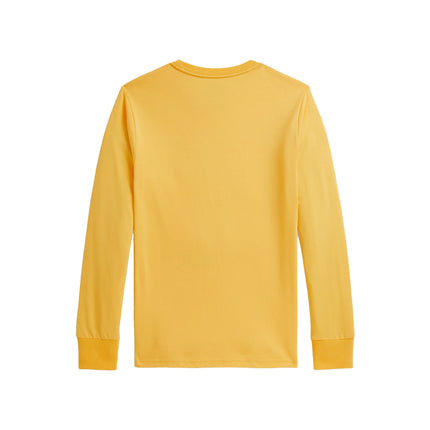 Polo Ralph Lauren Boy's Polo Bear Cotton Long-Sleeve Tee Chrome Yellow