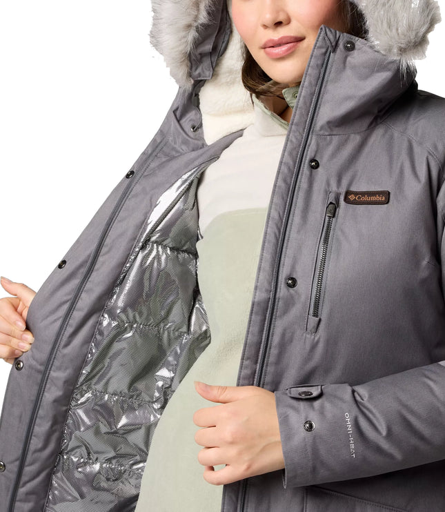 Columbia Women's Suttle Mountain Long Insulated Jacket City Grey