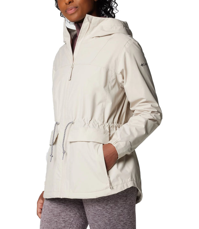 Columbia Women's Sweet Creek II Lined Rain Jacket Dark Stone