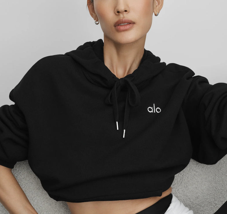 alo Women's Accolade Hoodie Black