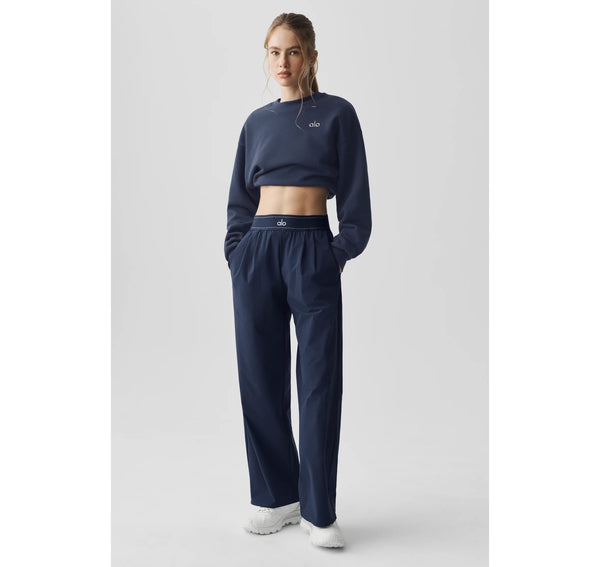 alo Women's Suit Up Trouser (Long) - Navy
