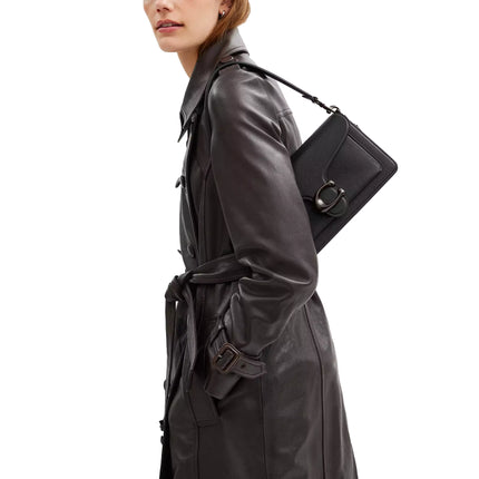 Coach Women's Tabby Shoulder Bag 26 Pewter/Black