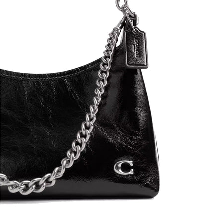 Coach Women's Juliet Shoulder Bag 25 Silver/Black