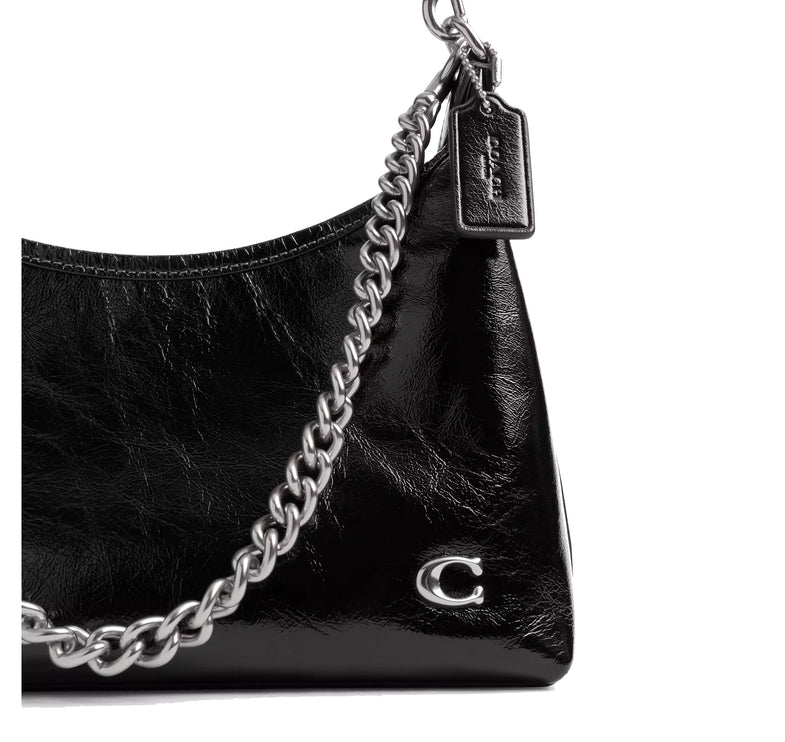 Coach Women's Juliet Shoulder Bag 25 Silver/Black