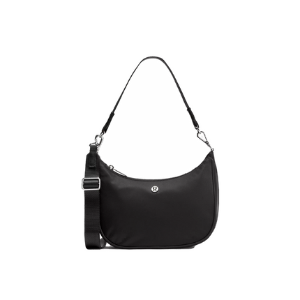 lululemon Unisex City Essentials Small Shoulder Bag Black/Gold