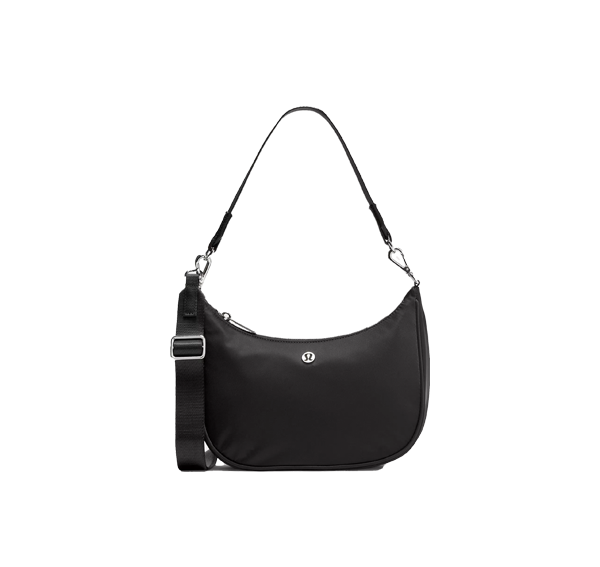 lululemon Unisex City Essentials Small Shoulder Bag Black/Gold